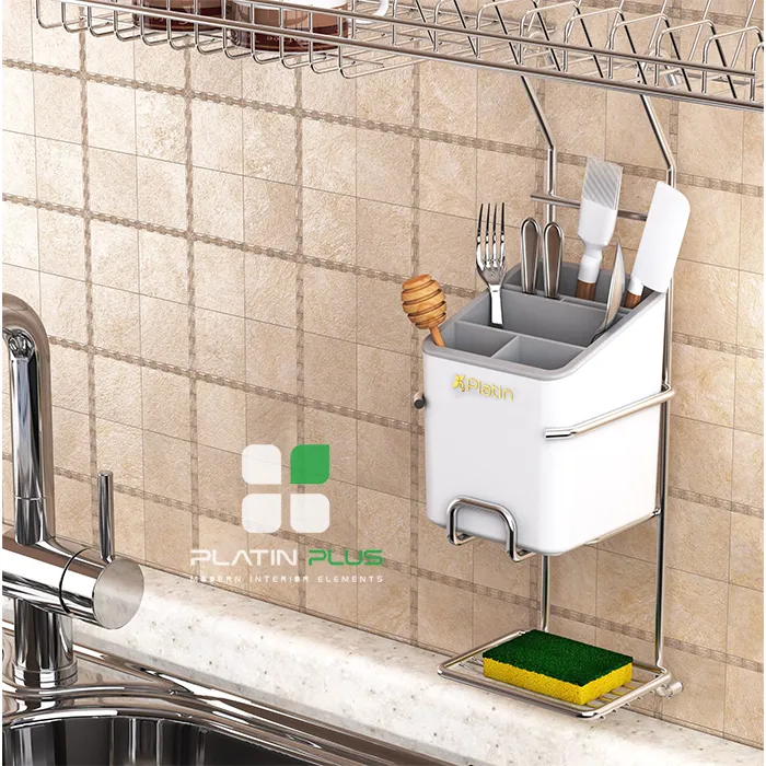 جا قاشق و اسکاچی رویال پلاتین کد 162 آویز داخل کابینت با محفظه اسکاچ