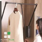 رگال آسانسوری آرام بند پلاتین مشکی 1016 , 1017 | وارداتی مناسب یونیت 70 تا 120 سانتیمتر