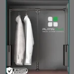 رگال آسانسوری آرام بند پلاتین مشکی 1016 , 1017 | وارداتی مناسب یونیت 70 تا 120 سانتی‌متر