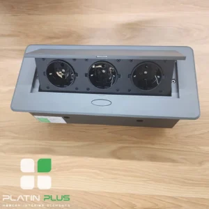پریز توکار پاپ آپ 3G پلاتین 1070 و 1071 مدل 3G | وارداتی | رنگ مشکی و طوسی
