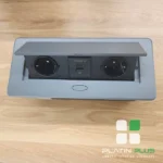 پریز توکار پاپ آپ 2G پلاتین شارژردار USB و Type-C کد 1074 , 1075 | Pop-Up Socket