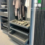 کشویی جای البسه چرم آنترازیت پلاتین کد 1092 وارداتی یونیت 90