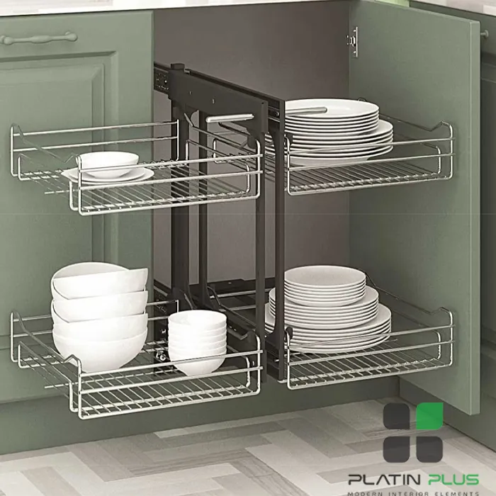 37122-37121 مجیک کرنر مفتولی پلاتین دو طبقه | سوپر کنج کابینت یونیت 90 پلاتین 37122