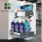 سوپر مواد شوینده زیر سینکی استیل فانتونی F051 ریلی با آرام‌بند عرض 400mm