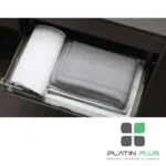 کشو شیشهای ریلی فانتونی J501-J510 سری ایتالین | نظمدهنده لوکس و شفاف کمد و کابینت