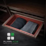 سبد چرمی ریلی فانتونی J915-J956 سری فرنچ استایل | نظمدهنده لوکس کمد و کابینت