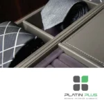 باکس چرمی جای کراوات فانتونی J917 , J937 , J957 فرنچ استایل | نظمدهنده لوکس و ضد چروک - Image 4
