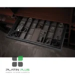 سینی مشبک جای زیورآلات چرمی فانتونی J911-J952 طراحی لوکس فرنچ استایل - Image 3