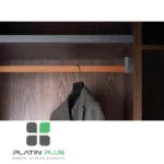 میله رگال چرمی فانتونی J990-J992 سری فرنچ استایل | رگال لباس لوکس مستطیلی