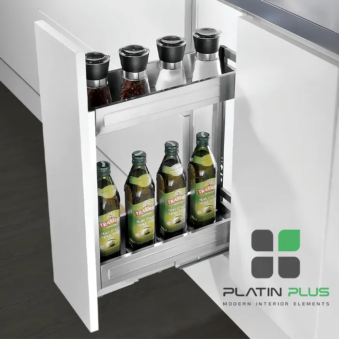 fantoni F041-F042-F043-F141-F142-F143 سوپر جا بطری زیر صفحه تمام استیل دو طبقه ریل از کف با آرامبند فانتونی F115 تا F130