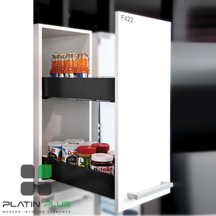 fantoni F421-F422-F423-F424-F425 سوپر جا بطری ریلی اسلیم زیر صفحه دو طبقه با آرامبند 106mm فانتونی F421 تا F425 سوپر جا بطری اسلیم فانتونی