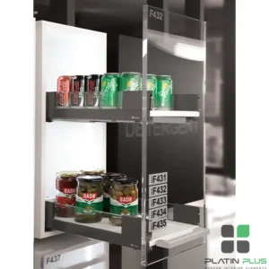 سوپر جا بطری ریلی اسلیم شیشه زیر صفحه دو طبقه آرامبند 106mm فانتونی F431 تا F435