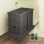 سطل زباله دو مخزنه اکو کف ریل پلاتین 40 لیتری مناسب یونیت 40