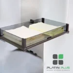 کشو شیشه‌ای ریلی فانتونی J501-J510 سری ایتالین | نظم‌دهنده لوکس و شفاف کمد و کابینت