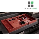 باکس چرمی مشبک کامپکت فانتونی J950 , J930 , J910 فرنچ استایل نظم‌دهنده قابل تنظیم داخل کشو