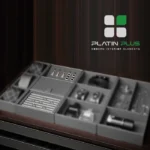 باکس چرمی ترکیبی جای گوشواره و انگشتر فانتونی J918 , J938 , J958 فرنچ استایل نظمدهنده لوکس زیورآلات