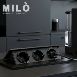 پریز توکار داشبوردی سه سوکت میلو مدل 1010 | خرید و مشخصات