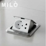پریز کف توکار میلو مدل 4022 | پریز کف داشبوردی تک سوکت