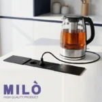 پریز توکار کشویی دو طرفه میلو 1036 با 2 پورت فست شارژ