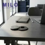 پریز توکار مینی سوکت‌دار وایرلس میلو 1062 | شارژر بی‌سیم + ۳ پورت USB (A+2C) فست شارژ