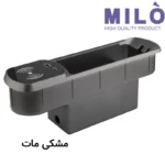 پریز توکار اداری سه سوکت میلو همراه با شارژر وایرلس دار مدل 1066 | رنگ مشکی