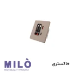شارژر توکار کابلدار میلو 1068 | دارای ۲ سوکت برق + کابل شارژ آیفون و اندروید + فست شارژ (USB-A/C)