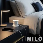 پریز توکار آسانسوری اتوماتیک میلو 1070 | شارژر وایرلس + ۳ سوکت برق + USB فست شارژ