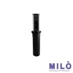 پریز توکار آسانسوری تاچ با نورپردازی LED میلو | شارژر وایرلس + ۲ سوکت + USB فست شارژ