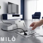 پریز کف کتابی دو سوکت میلو 4032